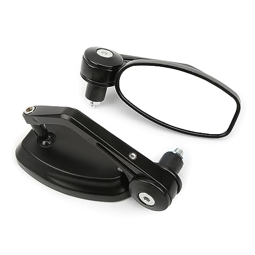 Réflecteurs convexes de guidon de moto 22mm orientables rétroviseurs de rechange grand angle