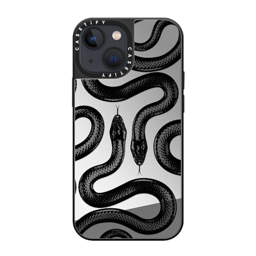 Coque miroir iPhone 13 Mini CASETiFY Serpent Royale fini les rayures - 4