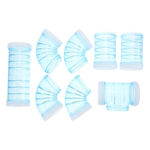 HEMOTON Hamster Cage Tube Guinea Pig Cage Tube Plastic Hamster Supplies DIY Maze Connector for Easy Installation and Fun