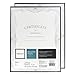 Realspace? Slimline Document Frames, 8-1/2" x 11", Black, Pack Of 2 Frames