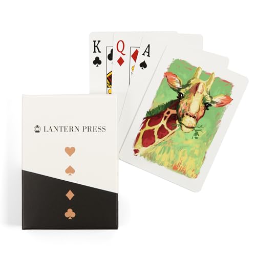 Baraja de Poker con 52 Cartas y Diseño Jirafa