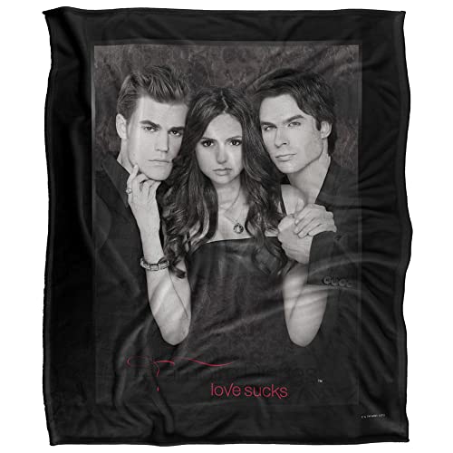 VAMPIRE DIARIES Silky Touch Kuscheldecke, Optimalweich, 152 x 127 cm