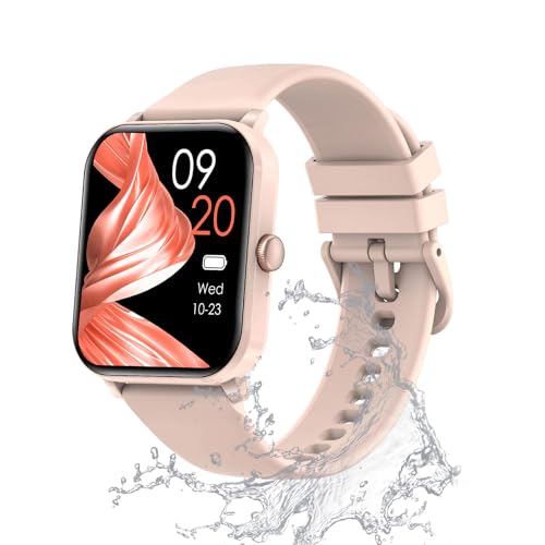 WISFREAST Activity Tracker,Smartwatch with Blood Press&Heart Rate Monitor, 1.85'' Color Screen IP68 Waterproof Fitness Tracker,Sleep Monitor Calorie Counter, Pedometer for Women Men (Pink01)