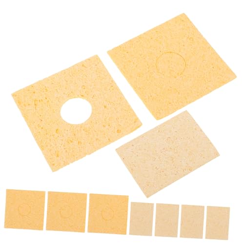Uonlytech Cleaning Sponge Set 10 Pcs Reusable Soldering Sponge for Efficient Soldering Iron Tip Cleaning