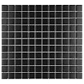 Merola Tile Metro 1" Square Matte Black 6" x 6" Porcelain Mosaic Tile Sample