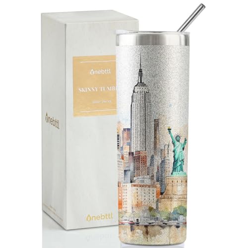 Onebttl New York City Skyline Gifts, NYC Gifts for NYC Lovers, Sk...
