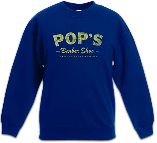 Sweat-shirt enfant à motif Pop's Barber Shop une idée cadeau originale