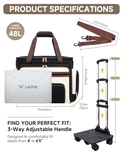 Amythe Rolling Teacher Tote Bag