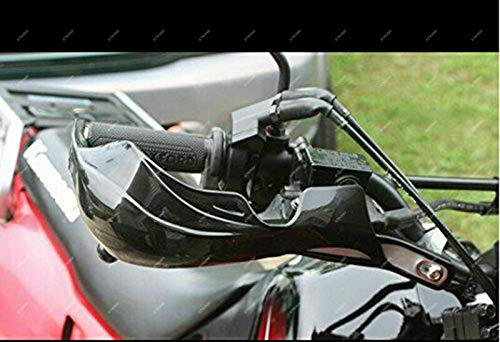 Riloer Motorrad modifizierte Handschützer aus Aluminiumlegierung, ein Paar Lenkerschutz für Motorräder, schwarz