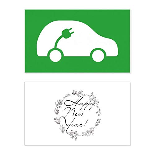 Carte commémorative Plug Energy Vehicles écologique pour un message environnemental fort