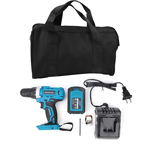 18V Electric Lithium Cordless Drill, Multifunction Professional Power Drill Set Handheld Tool, US Plug 100-240V