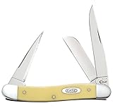 Case Medium Yellow CV Stockman with Punch Blade Pocket Knife