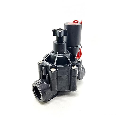 Électrovanne d'irrigation 24VAC 1-1/4 pouces avec réglage de débit pour jardin