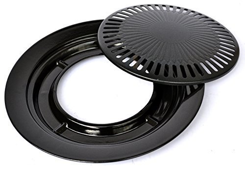 Campingkocher Gaskocher Tragbarer Turbo Gaskocher 2,9 kW RS-3500 Gasgrill Gasbrenner (Nur Grillplatte)