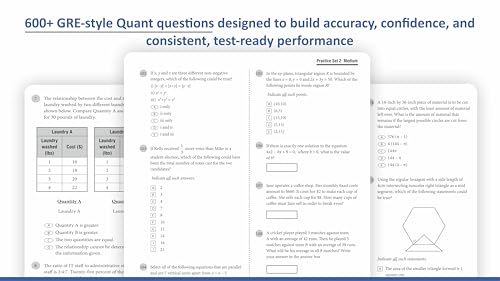 Image of GRE Complete Prep Set 2026: Practice Tests, Verbal & Quantitative Practice Questions, 1700+ Questions, Full-Length Tests, Timed Practice & Detailed Explanations - Set of 3 Books