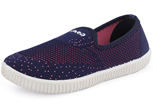 Image of Pro by Khadim's Textile Pink Slip-On Casual Shoe for Women