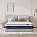 Vesgantti Tight Top Series - 9.5 Inch Innerspring Hybrid Queen Mattress/Bed in a Box, Medium Firm Plush Feel - Multi-Layer Memory Foam and Pocket Spring - CertiPUR-US Certified/10 Year Warranty