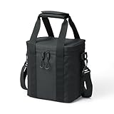 無印良品 保冷バッグ 黒 Mサイズ 22×20×15cm 84383144