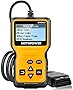MOTOPOWER MP69033 Car OBD2 Scanner Code Reader Engine Fault Code Reader Scanner CAN Diagnostic Scan Tool for All OBD II Protocol Cars Since 1996, Yellow