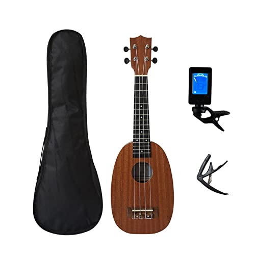 ukulélé Voyage 21 Pouces Acajou Ukulele 4 String Ananas Guitar Guitar Musica Tuner avec Sac (Color : Pineapple Ukulele) - Les Beatles, Paul McCartney, John Lennon, RIngo Starr, George Harrison ukulélé Voyage 21 Pouces Acajou Ukulele 4 String Ananas Guitar Guitar Musica Tuner avec Sac (Color : Pineapple Ukulele)