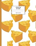 Composition Notebook Wide Ruled: Funny Cheese Notebook | Cute Wide Ruled Journal for school, college
