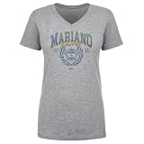 500 LEVEL Mariano Navone Tennis Country Flag Adult Women's V-Neck T-Shirt (Heather Gray, S)