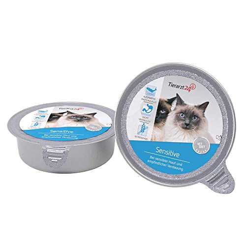 Tierarzt24 Vet Diet Sensitive Nassfutter für Katzen 12x 85 g
