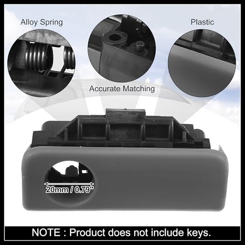 Hihaha Glove Box Latch Handle for Toyota Sienna 2004-2010 Replace 55506-AE010-B0 Car Interior Accessories Gray Replacement Durable Material by Hihaha - Image 3