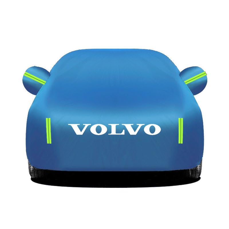 JVTMMY Funda Coche para Volvo V70 2000-2023, Cubre Coches Exterior Impermeable Transpirable, Cubierta para Coche Anti-UV Resistente Al Polvo Lluvia Nieve Rasguño,C Blue