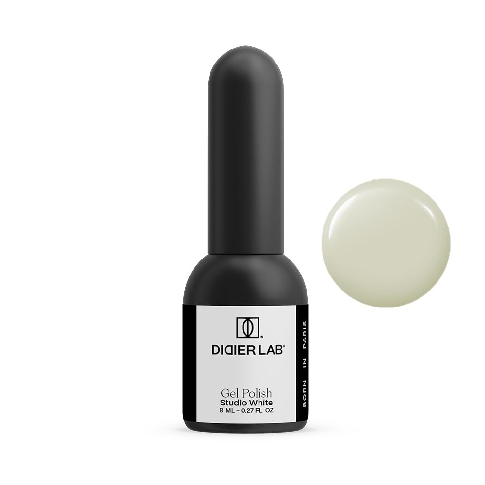DIDIER LAB - Premium Esmalte semipermanente Studios Blanc - Esmalte en Gel sin TPO - Color intenso de alta pigmentación - Brillo duradero - Gel soak-off resistente a astillado UV LED - 8ml — view 15