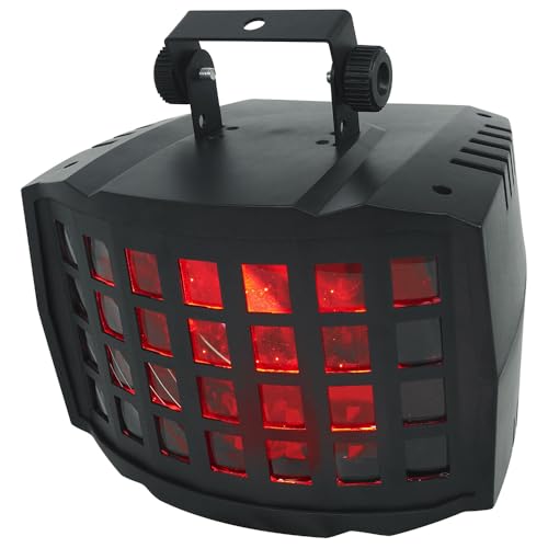 Image of Rockville BD20 Rechargeable Derby Light, Wireless DMX, 8Hr Battery, RGBW LEDs, Auto /Sound Modes, Remote, Perfect for DJ, Dance Floor, House Party, Bar | Wireless DMX, 7-8 Hour Rechargeable, 2x12W RGBW LEDs, Sound Activated, IR Remote, Master /Slave, Truss Mountable