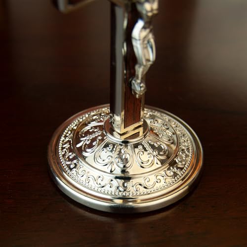 RZRHMUHN Cruz Ortodoxa, Crucifixo de Cruz de Metal, Cruz Ortodoxa Russa, Igrejas, Casa, Carro, 8 cm