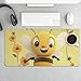 Happy Bee Desk Mat Non-Slip Laptop Writing Pad Large Keyboard Mousepad with Rubber Base 23.6