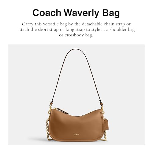 Image of Coach Women's Natural Grain Leather Waverly Bag