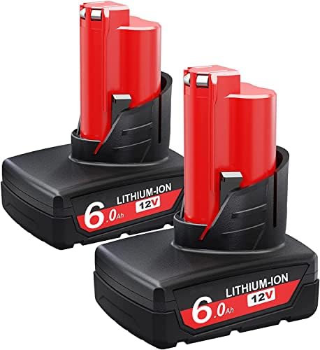 Produktbild von 2X 6,0Ah Original Ersatzakku Für Milwaukee M12 M12B6 12V LITHIUM Akku 48-11-2460