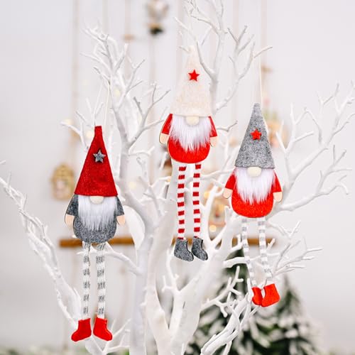 6 Pèces Décorations de Noël Poupée : Cadeau Idéal pour vos Proches