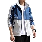 TAGAS Men’s Stylish Colorblock Windbreaker Jacket | Lightweight Sports Casual Outerwear with Zip Pockets| jecket for mans|