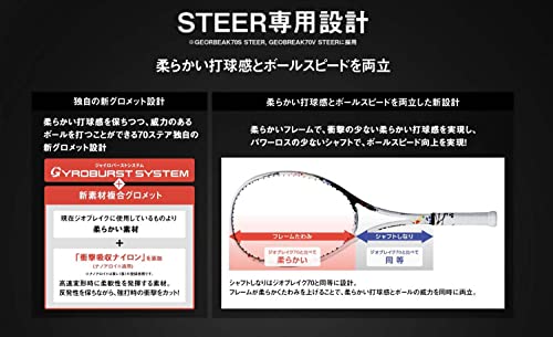 ヨネックス(YONEX) ソフトテニス ラケット フレームのみ ジオブレイク 50V 中級者 アッシュグレー(313) UL0 GEO50V 8枚目