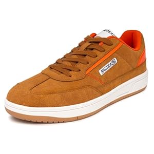 Nautica Men’s Low-Top Fashion Sneakers – Lace-Up Trainers for Stylish Basketball Style and Comfortable Walking Shoes