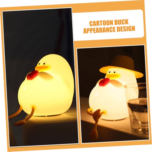 Lámpara de noche con diseño de pato VICASKY recargable miniatura 5