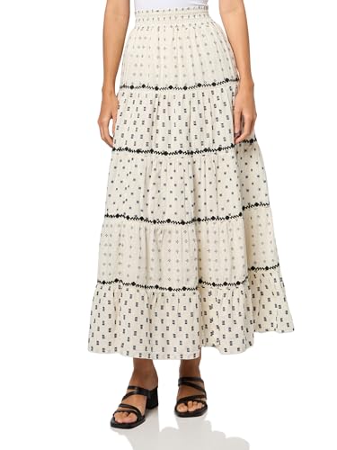 Lucky Brand Women's Textured Patchwork Maxi Skirt