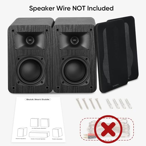 Saiyin DS6700M Passive Bookshelf Speakers thumb #6