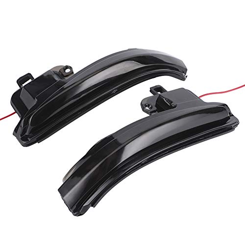 Akozon Indicador pisca-pisca dinâmico de fluxo lateral espelhado para Tacoma/Alphard MK3 (lentes fum