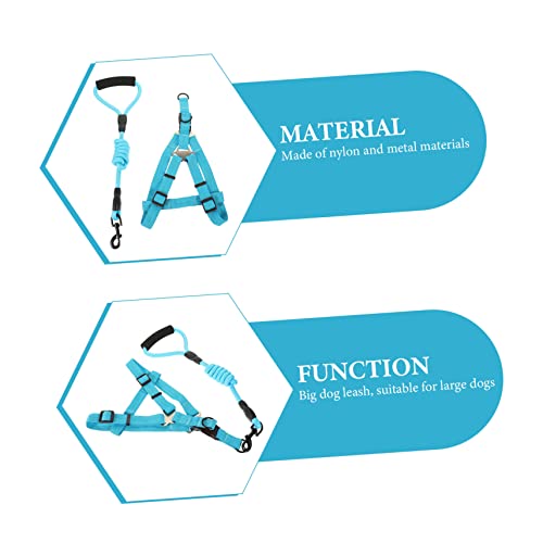 1 Jeu la Laisse du Chien Dog Leash Dog Harness collerettes pour Chiens Dog Collar Colliers pour Chiens Animaux Ceinture Promener Le Chien Sangle Nylon - Image 4