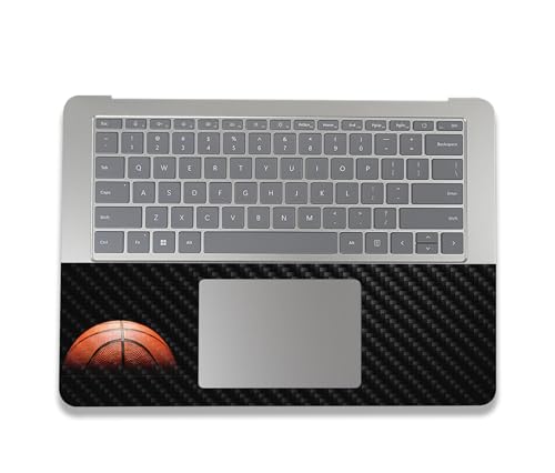 Image of MightySkins Carbon Fiber Skin Compatible with Microsoft Surface Laptop Studio 2 (2023) Full Wrap Kit - Basketball World | Protective, Durable Textured Carbon Fiber Finish | Made in The USA