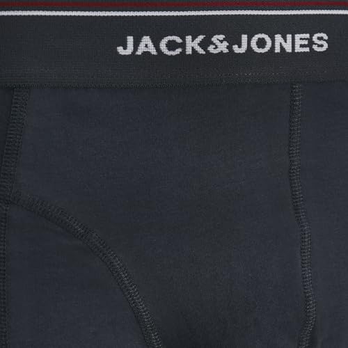 JACK & JONES Herren Unterhosen Shorts Boxershorts Trunks 5er Pack, Farbe:Navy, Wäschegröße:2XL, Artikel:-Inkwell 4