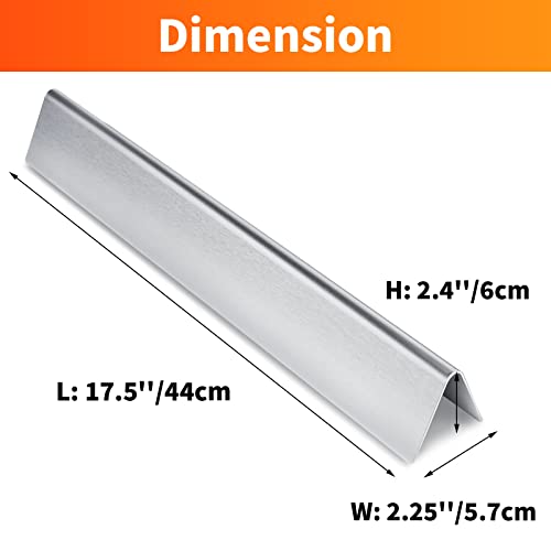 Grisun 17.5 Inch Heavy Duty 7620 Flavorizer Bars And 7628 Igniter For Weber Genesis E-310, E-330, Electronic Igniter For Genesis E320 S310 S320 S330 With Front Control Knobs Gas Grill #TOP4