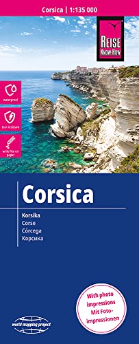 Portada de Corcega 1:135.000 Impermeable
