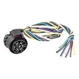CURT 56229 Replacement USCAR Connector Wiring Harness, 24-Inch Wires, 7 Pin Trailer Wiring