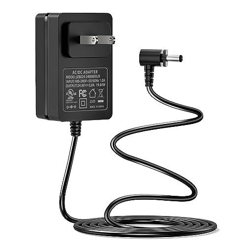 for Shark Vacuum Charger Cord, 24.8V AC Adapter for Shark Rocket Pro DK33-248080H-U IZ140 IX140 IX141 IZ162H26 IZ142 UZ145 IZ140C IZ141C IZ162HC XBCHGX140 XSBT620 Stick Vac Vacuum Power Cord
